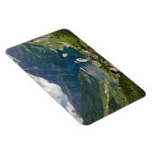 Norwegischer Blick auf Geiranger aus Flydalsjuvet Magnet (Rechte Seite)