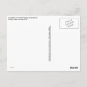 Norwegischer Diesel-Containerzug Postkarte (Rückseite)