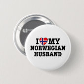 Norwegischer Ehemann Button (Vorne & Hinten)