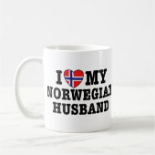 Norwegischer Ehemann Kaffeetasse (Links)