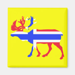 Norwegischer Elch Magnet