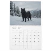 Norwegischer Elchhund 2027 Wandkalender (Feb 2027)
