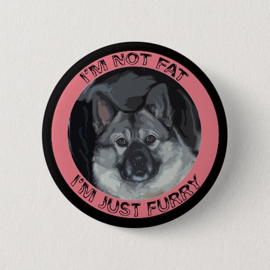 Norwegischer Elkhound Button (Vorderseite)