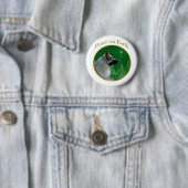 Norwegischer Elkhound-Frieden Button (Beispiel)