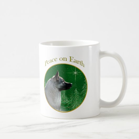 Norwegischer Elkhound-Frieden Kaffeetasse (Rechts)
