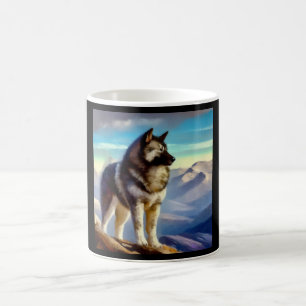Norwegischer Elkhound Hund Kaffeetasse