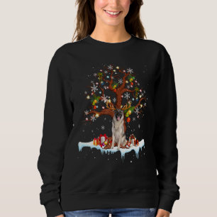 Norwegischer Elkhound Reindeer Kostüm Weihnachten Sweatshirt