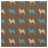 Norwegischer Elkhound Stoff (Muster)
