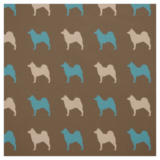 Norwegischer Elkhound Stoff (Muster)