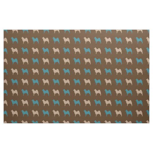 Norwegischer Elkhound Stoff (Fat Quarter (45,7 x 55,9 cm))