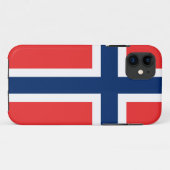 Norwegischer Entwurf Flagge iPhone Rechtssache | Case-Mate iPhone Hülle (Rückseite (Horizontal))