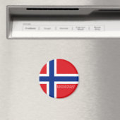 Norwegischer Fahnenmagnet Magnet (In Situ (Geschirrspüler))