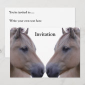 Norwegischer Fjord Einladung (Vorne/Hinten)