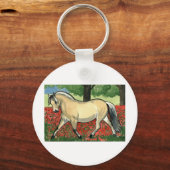 Norwegischer Fjord HORSE ART Schlüsselanhänger (Vorderseite)