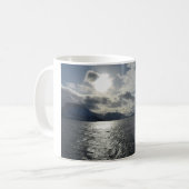 Norwegischer Fjord im Winter Kaffeetasse (Vorderseite Links)