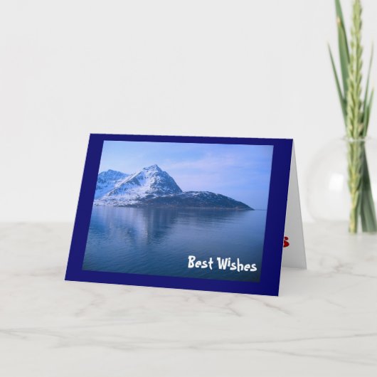 Norwegischer Fjord Karte (Vorderseite)