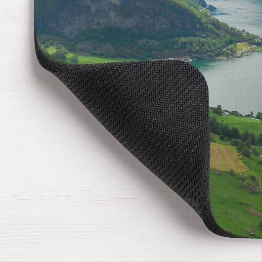 Norwegischer Fjord Mousepad (Ecke)