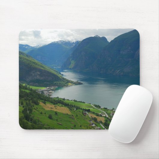 Norwegischer Fjord Mousepad (Mit Mouse)