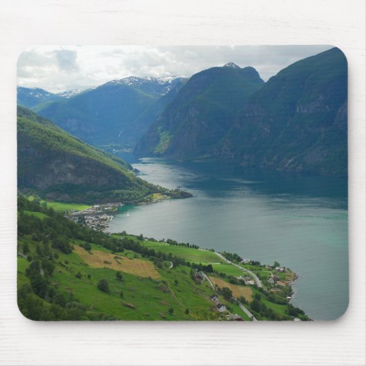 Norwegischer Fjord Mousepad (Vorne)