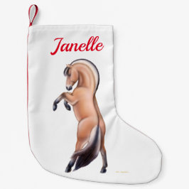 Norwegischer Fjord-PferdeweihnachtsStrumpf Kleiner Weihnachtsstrumpf