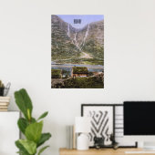 Norwegischer Fjord Poster (Heimbüro)