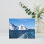 Norwegischer Fjord Postkarte (Stehend Vorderseite)