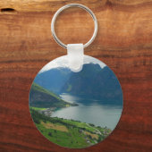 Norwegischer Fjord-Schlüsselanhänger Schlüsselanhänger (Vorderseite)