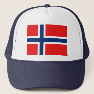Norwegischer Flaggenhut Truckerkappe