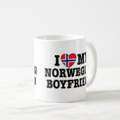 Norwegischer Freund Kaffeetasse (VorderseiteRechts)