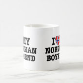 Norwegischer Freund Kaffeetasse (Mittel)