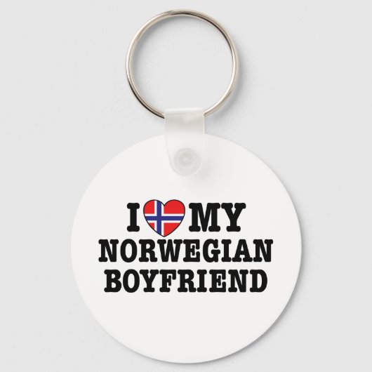 Norwegischer Freund Schlüsselanhänger (Vorderseite)