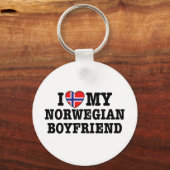 Norwegischer Freund Schlüsselanhänger (Vorderseite)