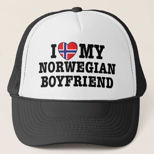 Norwegischer Freund Truckerkappe (Vorderseite)