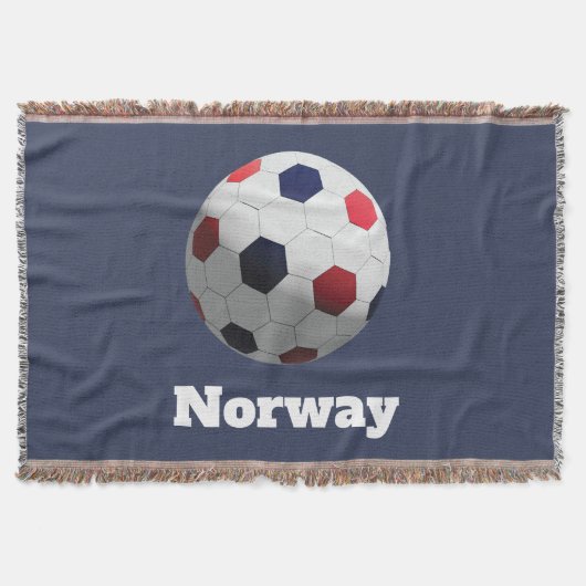 norwegischer Fußball Decke (Vorderseite)