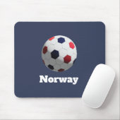 norwegischer Fußball Mousepad (Mit Mouse)
