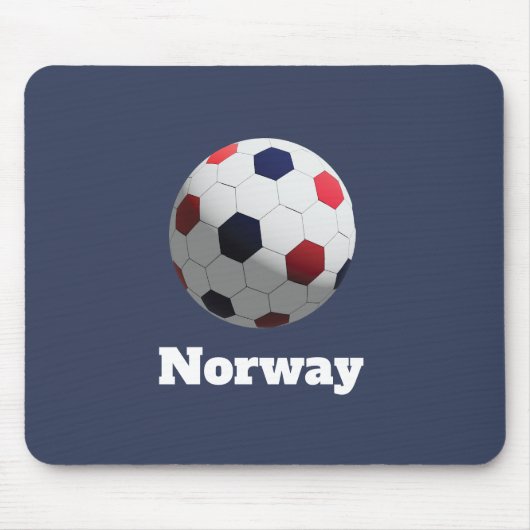 norwegischer Fußball Mousepad (Vorne)