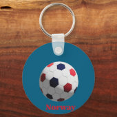 norwegischer Fußball Schlüsselanhänger (Rückseite)