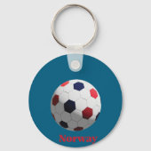 norwegischer Fußball Schlüsselanhänger (Rückseite)