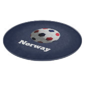 norwegischer Fußball Schneidebrett (Ecke)