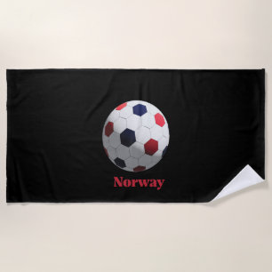 norwegischer Fußball Strandtuch