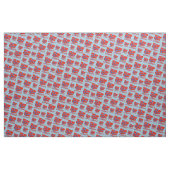 Norwegischer Fußballball und Flagge Stoff (Fat Quarter (45,7 x 55,9 cm))