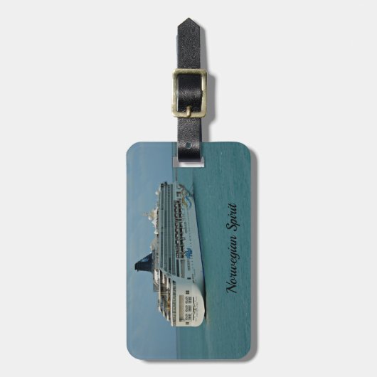 Norwegischer Geist Gepäckanhänger (Vorderseite vertikal)