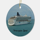 Norwegischer Geist Keramikornament (Links)