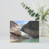 Norwegischer Gletscher Postkarte (Stehend Vorderseite)