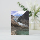 Norwegischer Gletscher Postkarte (Stehend Vorderseite)