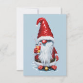 Norwegischer Gnome mit Cranberry Juice Cocktail Einladung (Vorderseite)