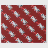 Norwegischer Gnome mit Cranberry Juice Cocktail Geschenkpapier (Flach)