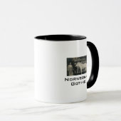 Norwegischer Gothic Real-Foto-Kaffee Tasse (VorderseiteRechts)