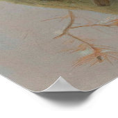 Norwegischer Gyrfalcon von Joseph Wolf Poster (Ecke)