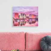 Norwegischer Hafen Leinwanddruck (Insitu (Wohnzimmer))
